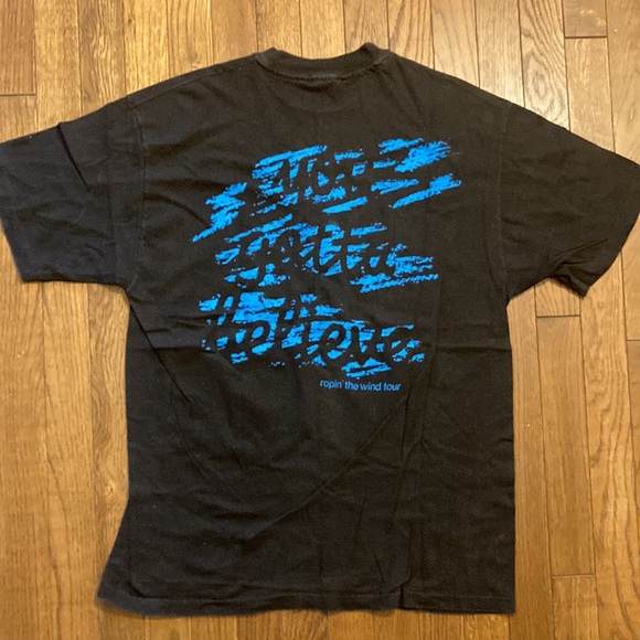 GARTH BOOKS VINTAGE T SHIRT 1991 Hanes Single Stitch Tee Ropin the Wind Merch - Picture 5 of 7